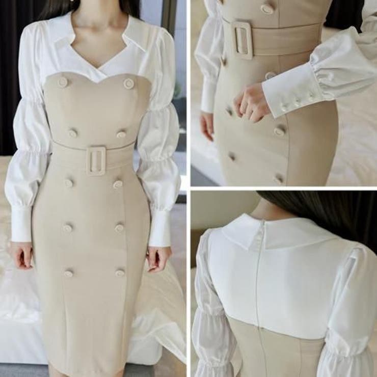 マムルークスリーブシャツドッキングワンピース(キャバドレス CABARETDRE… | GRAXIA | 詳細画像6 