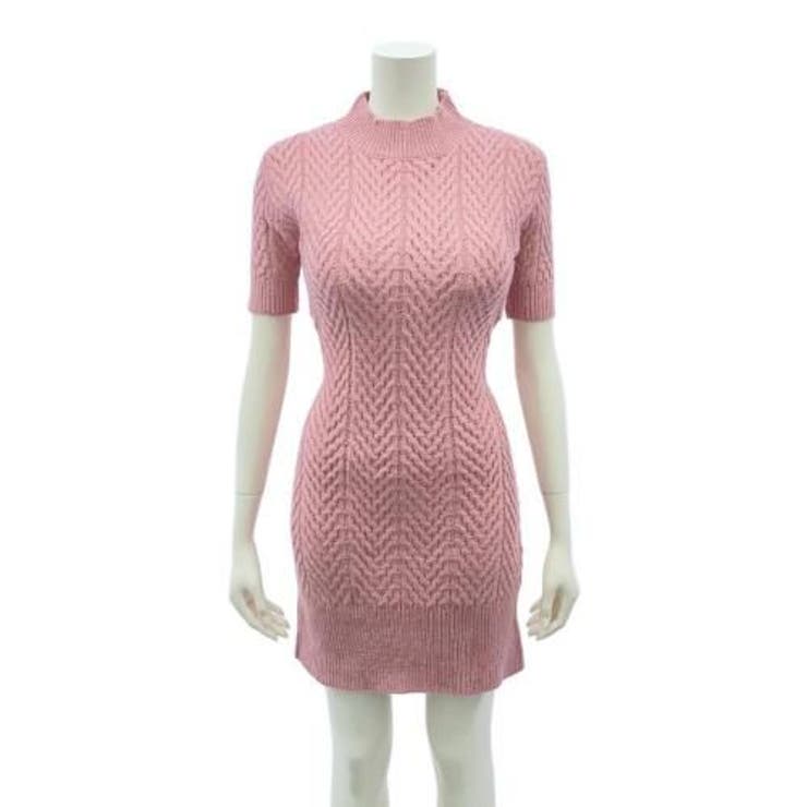 ハイネック半袖リブニットワンピース(キャバドレス・CABARETDRESS) | GRAXIA | 詳細画像16 