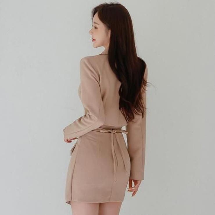 クロップド丈ロングクロスストリングセットアップ(キャバドレス CABARETDR… | GRAXIA | 詳細画像4 