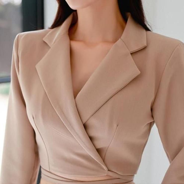 クロップド丈ロングクロスストリングセットアップ(キャバドレス CABARETDR… | GRAXIA | 詳細画像7 