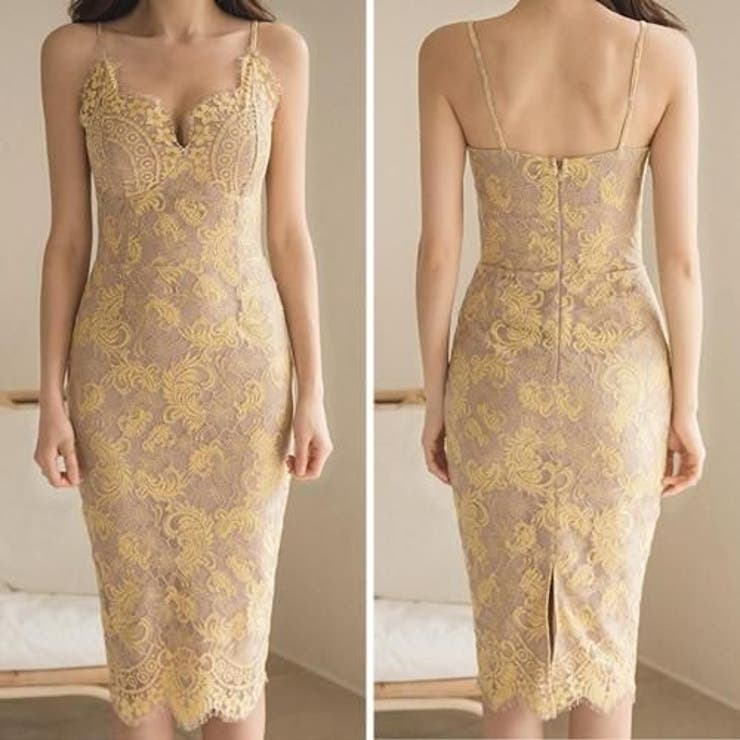 タイトラインイエローキャミワンピース(キャバドレス・CABARETDRESS) | GRAXIA | 詳細画像10 