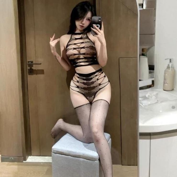 身体の曲線を細部まで堪能するセットアップボディストッキング(セクシーランジェリー… | GRAXIA | 詳細画像18 