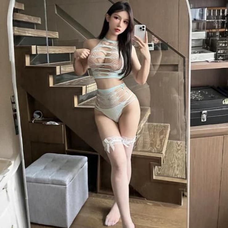 身体の曲線を細部まで堪能するセットアップボディストッキング(セクシーランジェリー… | GRAXIA | 詳細画像7 