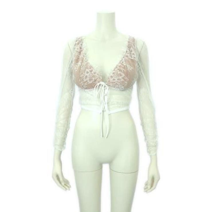 パールボタンレースショートカーディガン(TOPS) | GRAXIA | 詳細画像8 