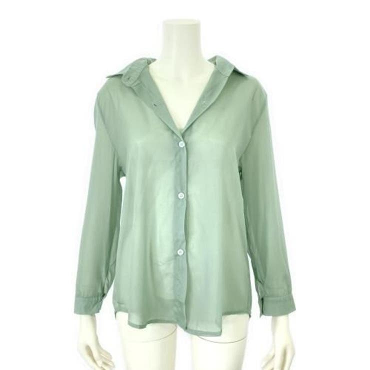 バックスリットシアーシャツトップス(TOPS) | GRAXIA | 詳細画像20 