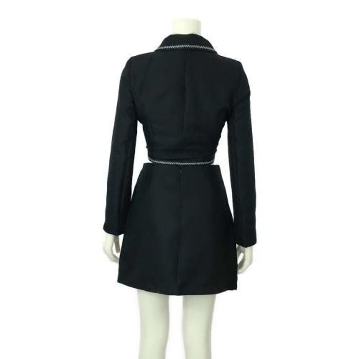 ゴールドアクセントショートジャケット＆ラップ風スカートセットアップ(キャバドレス… | GRAXIA | 詳細画像12 