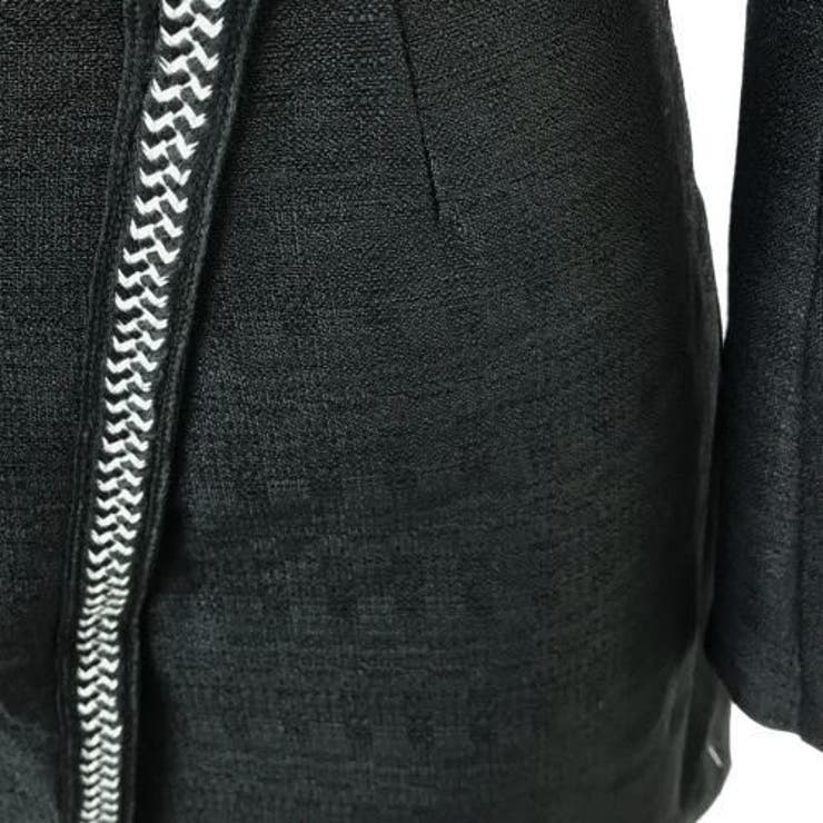 ゴールドアクセントショートジャケット＆ラップ風スカートセットアップ(キャバドレス… | GRAXIA | 詳細画像14 