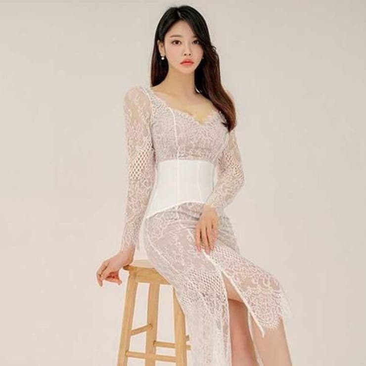 コルセット風ロングスリットレースワンピース(キャバドレス CABARETDRES… | GRAXIA | 詳細画像16 