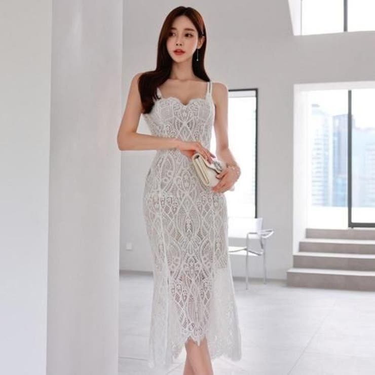 総レースWスリットキャミワンピース(キャバドレス・CABARETDRESS) | GRAXIA | 詳細画像7 