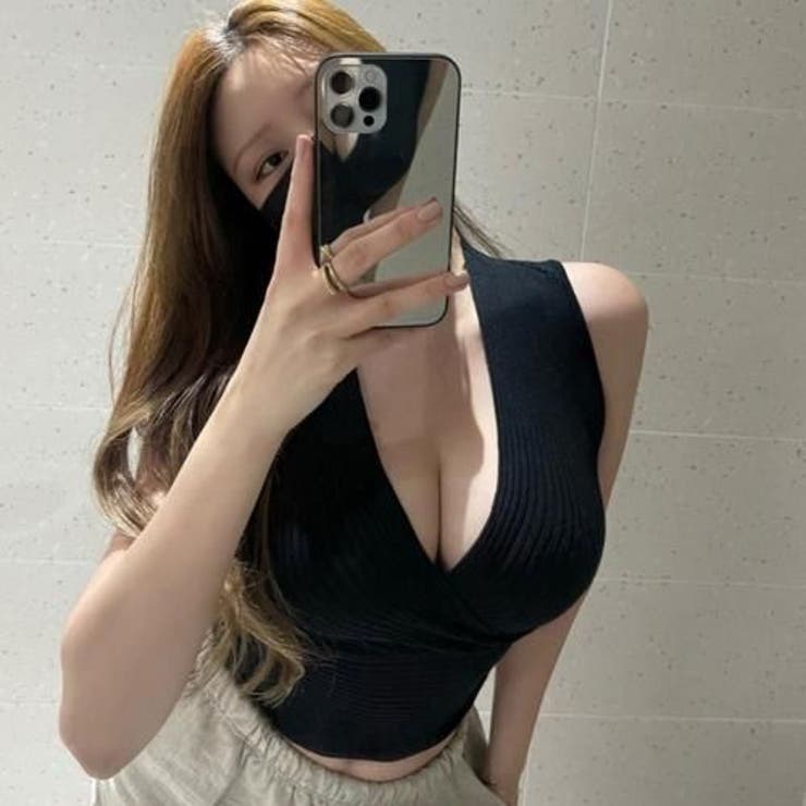 ウエスト切り替えカシュクールリブノースリトップス(TOPS) | GRAXIA | 詳細画像7 