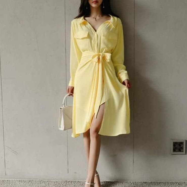 ラップスカート付き2WAYシャツワンピース(キャバドレス CABARETDRES… | GRAXIA | 詳細画像3 