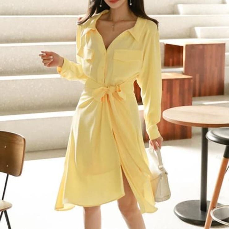 ラップスカート付き2WAYシャツワンピース(キャバドレス CABARETDRES… | GRAXIA | 詳細画像4 