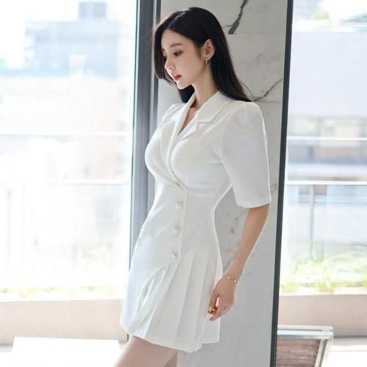 アシンメトリーテーラードプリーツワンピース(キャバドレス CABARETDRES… | GRAXIA | 詳細画像3 