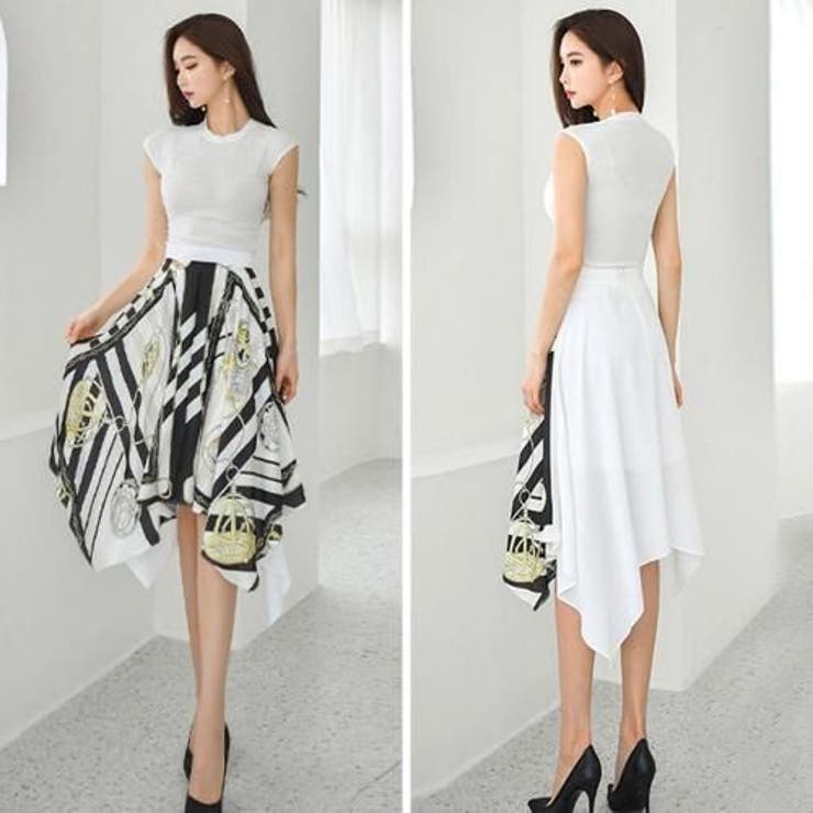 2WAYスタイル 前後切替スカートアシメセットアップ(キャバドレス CABARE… | GRAXIA | 詳細画像4 