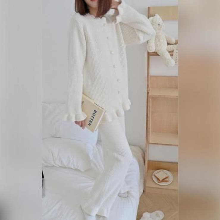 フリル袖＆裾が愛らしい大人のフェミニンリラックスルームウェア(ROOMWEAR) | GRAXIA | 詳細画像3 