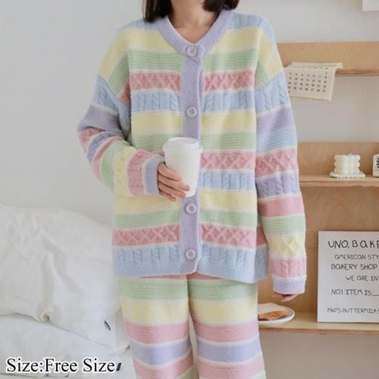 レインボーパステルカラーがおうち時間をハッピーにするルームウェア(ROOMWEA… | GRAXIA | 詳細画像1 