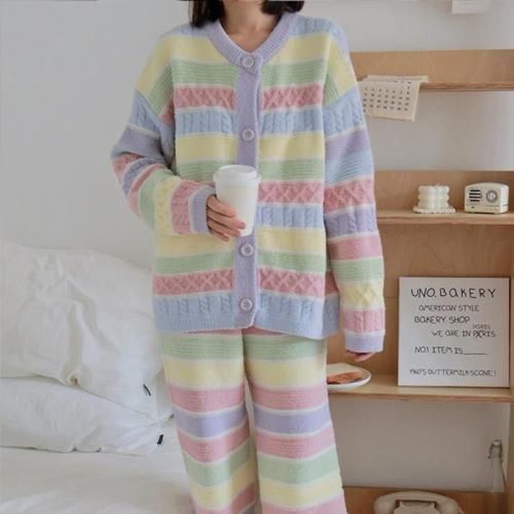 レインボーパステルカラーがおうち時間をハッピーにするルームウェア(ROOMWEA… | GRAXIA | 詳細画像11 