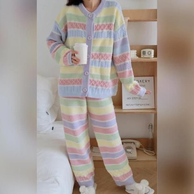 レインボーパステルカラーがおうち時間をハッピーにするルームウェア(ROOMWEA… | GRAXIA | 詳細画像12 