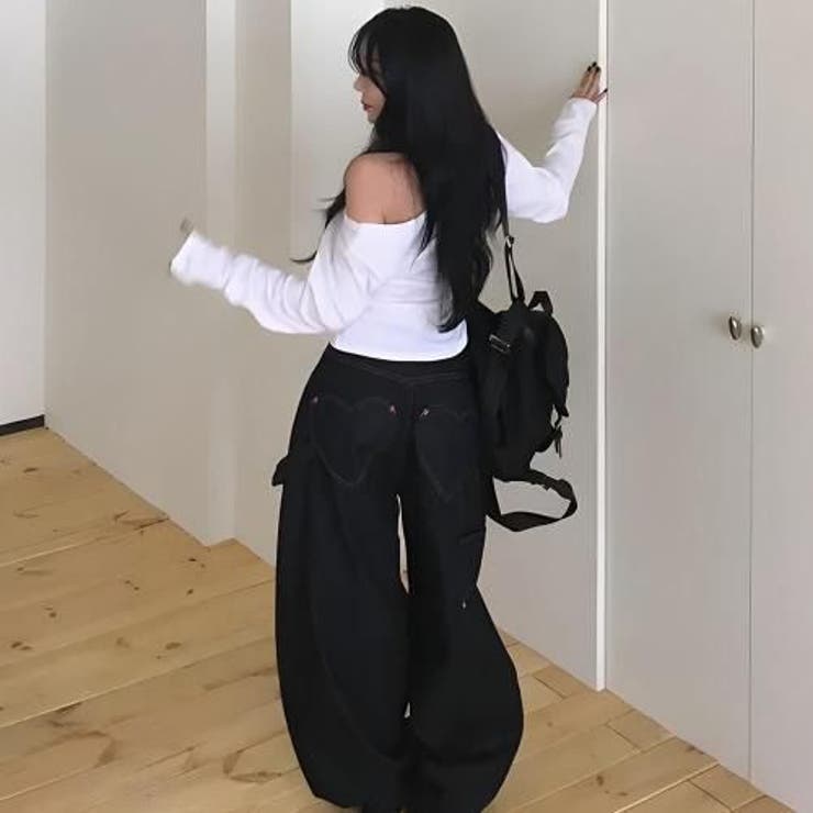 バルーンシルエットハートポケットペインターデニム(PANTS) | GRAXIA | 詳細画像5 