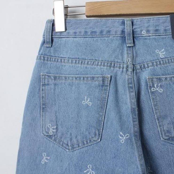 総柄リボンプリントライトウォッシュデニム(PANTS) | GRAXIA | 詳細画像16 