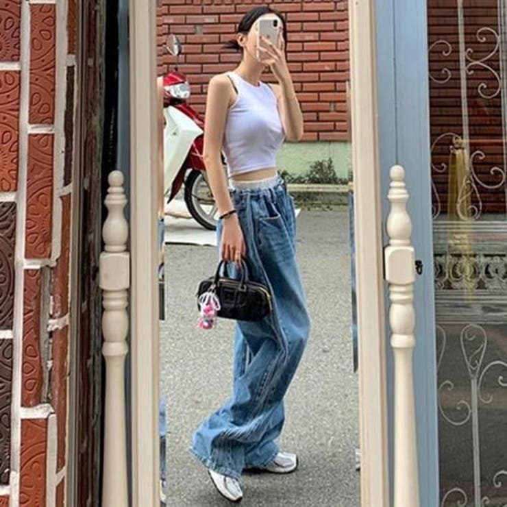 スポーティストリートY2Kバギーフィットデニム(PANTS) | GRAXIA | 詳細画像17 