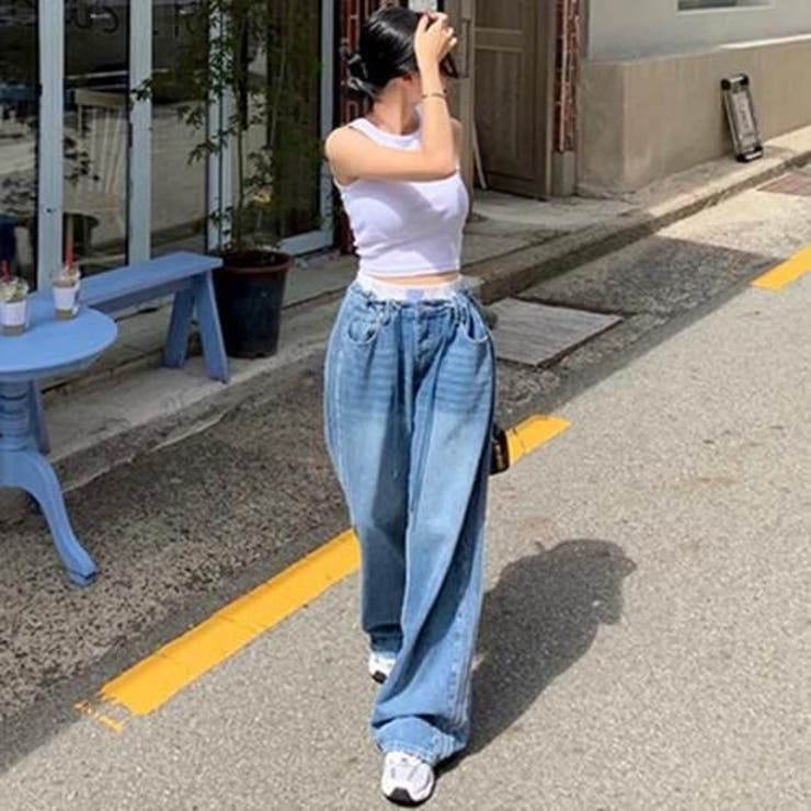 スポーティストリートY2Kバギーフィットデニム(PANTS) | GRAXIA | 詳細画像8 