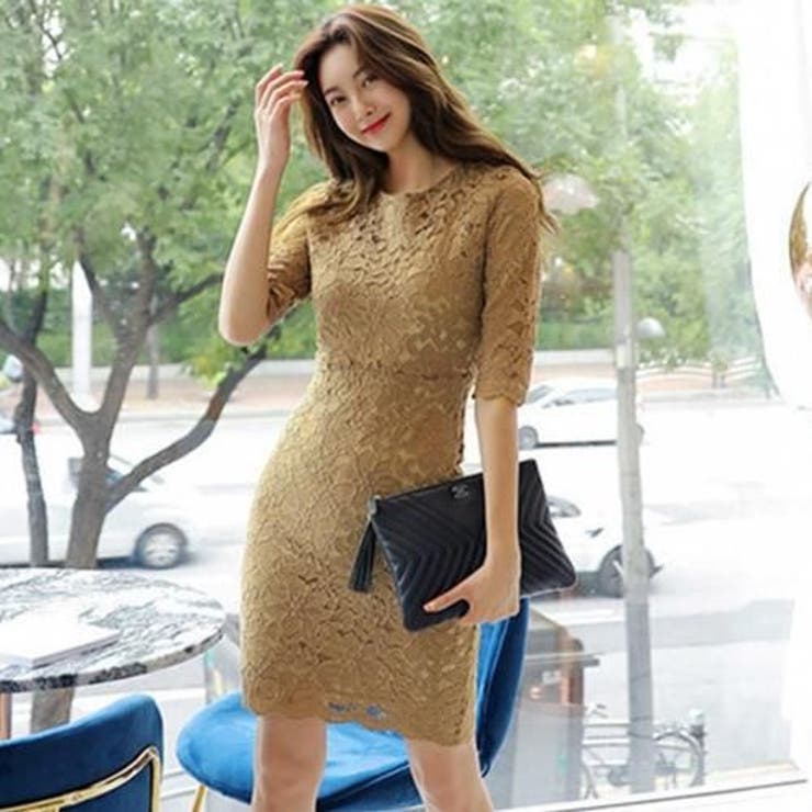 フラワー総レースタイトミニワンピース(キャバドレス・CABARETDRESS) | GRAXIA | 詳細画像2 