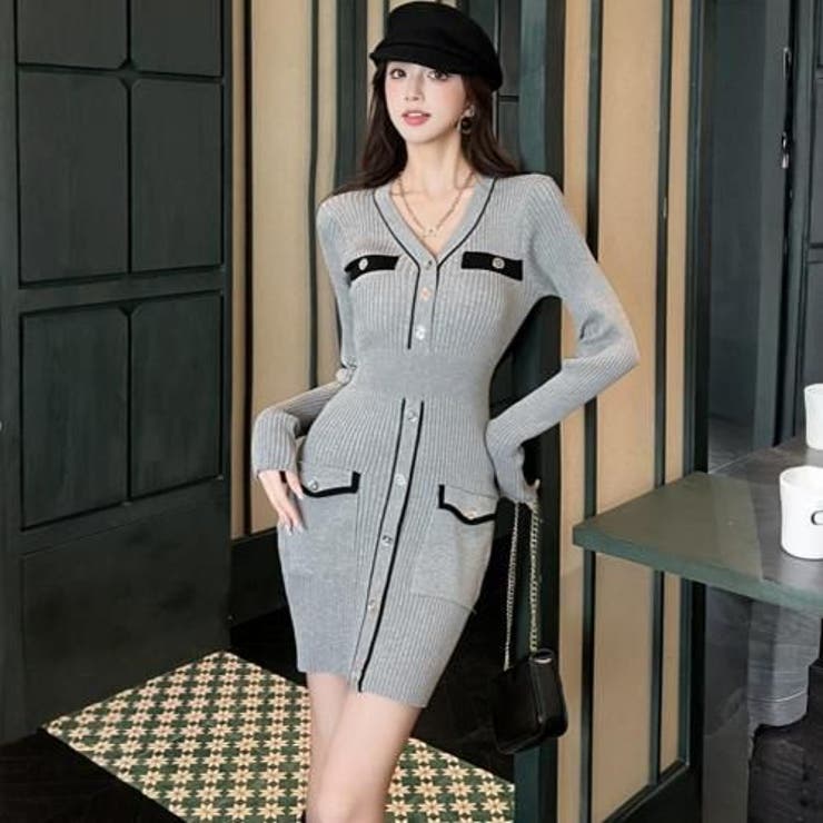 フレンチエレガンスなニットワンピース(キャバドレス・CABARETDRESS) | GRAXIA | 詳細画像12 