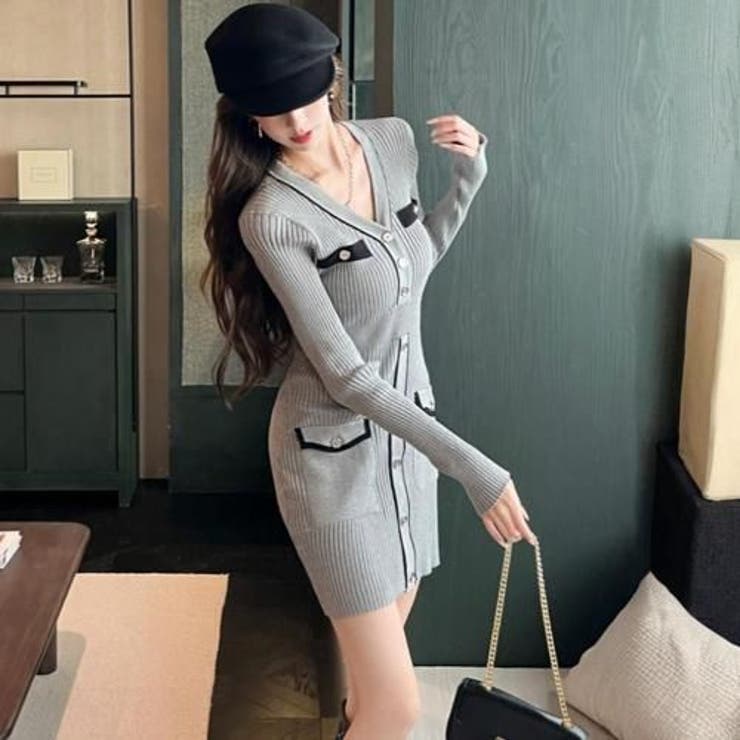 フレンチエレガンスなニットワンピース(キャバドレス・CABARETDRESS) | GRAXIA | 詳細画像9 
