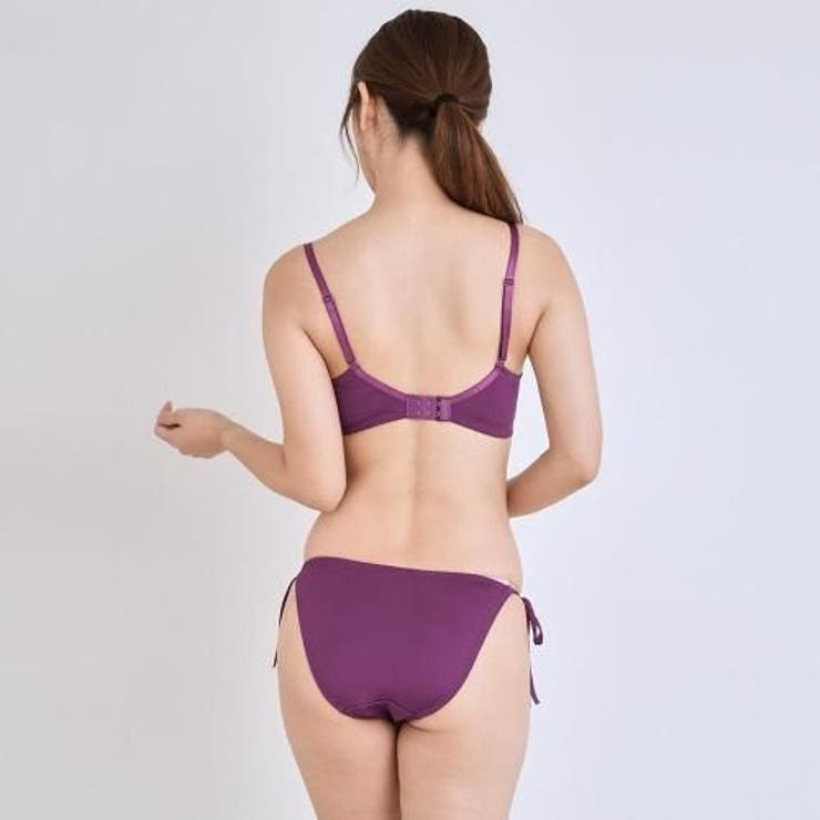 花柄ストレッチレースの贅沢デザインほどける脇紐ショーツが刺激的な大人のブラ ショ… | GRAXIA | 詳細画像5 