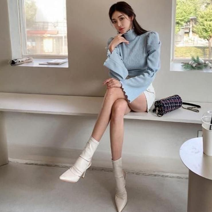 シャイニーランダムリブ×アシメボタンスカートセットアップ(キャバドレス CABA… | GRAXIA | 詳細画像13 