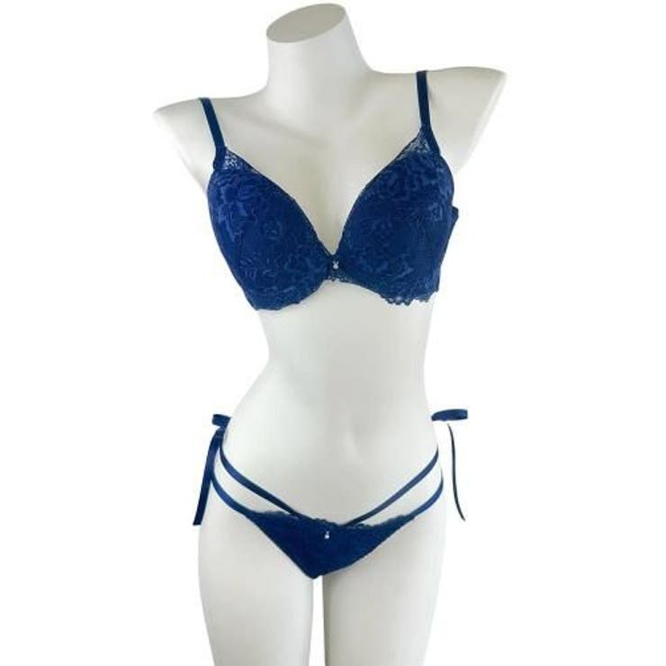 ワントーンの気品ほとばしる装飾サイドリボンとリーフ柄レースで魅せる洗練の谷間メイ… | GRAXIA | 詳細画像13 