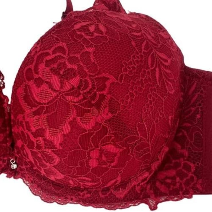 ワントーンの気品ほとばしる装飾サイドリボンとリーフ柄レースで魅せる洗練の谷間メイ… | GRAXIA | 詳細画像20 