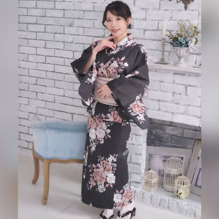 洗練のアンティーク黒にダマスク紋が美しく映える麗しき牡丹と薔薇のレトロモダンな浴… | GRAXIA | 詳細画像7 