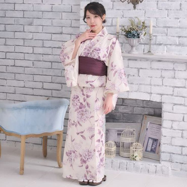 優美な生成りに艶やか金魚の風情あふれる浴衣2点セット(YUKATA) | GRAXIA | 詳細画像2 