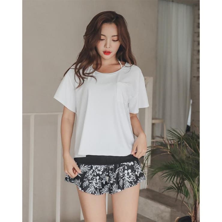 レイヤードＴシャツで肌見せを防ぐ2点セット(水着・体型カバー水着) | GRAXIA | 詳細画像26 