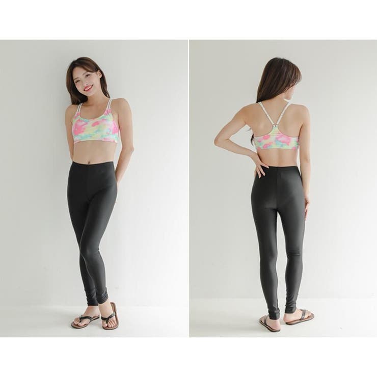 その日の気分で着回しできるレギンス付き5点セット(水着・体型カバー水着) | GRAXIA | 詳細画像21 