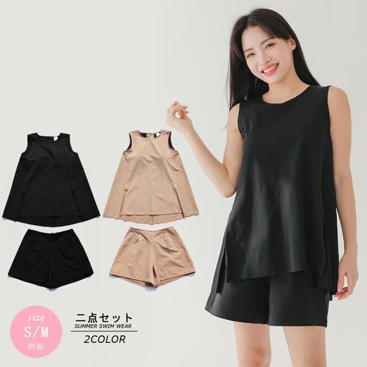 デイリーユースノースリーブ2点セット(水着・ラッシュガード) | GRAXIA | 詳細画像3 