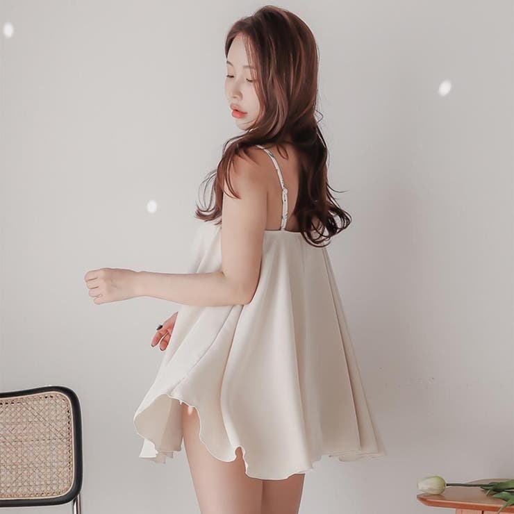 アースカラーの洗練されたチュニックキャミが肌になじむ体形カバー水着2点セット(水… | GRAXIA | 詳細画像12 