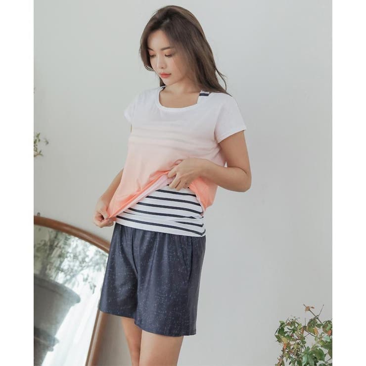 グラデTとボーダータンキニの体形カバー水着4点セット(水着・体型カバー水着) | GRAXIA | 詳細画像25 