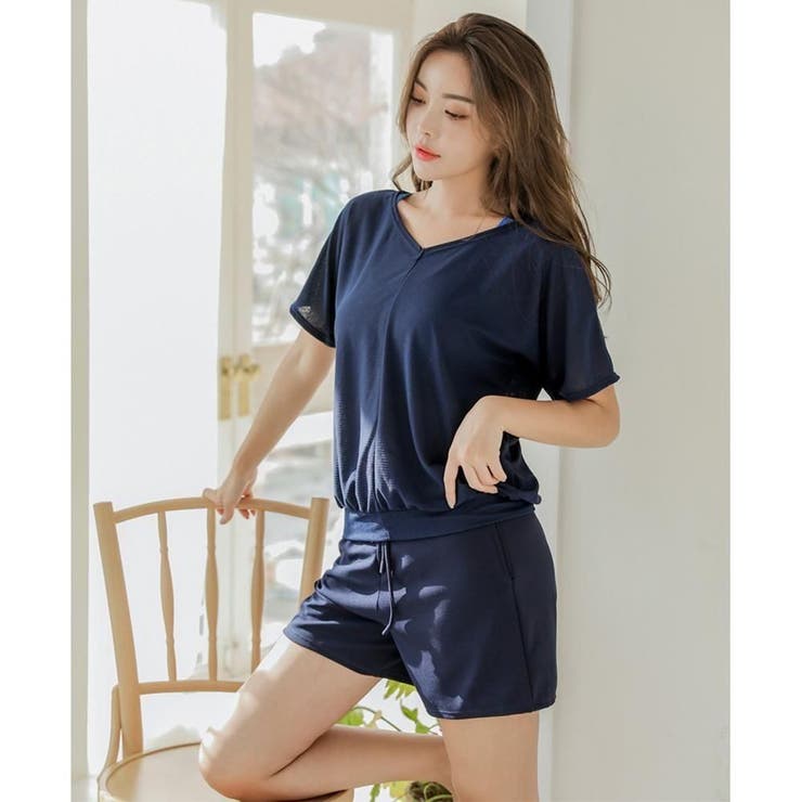 スポーティでも女性らしい体形カバー水着4点セット(水着・体型カバー水着) | GRAXIA | 詳細画像17 