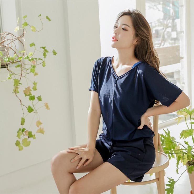 スポーティでも女性らしい体形カバー水着4点セット(水着・体型カバー水着) | GRAXIA | 詳細画像18 