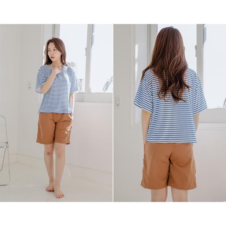 着回し抜群なストライプ体形カバー水着4点セット(水着・体型カバー水着) | GRAXIA | 詳細画像26 