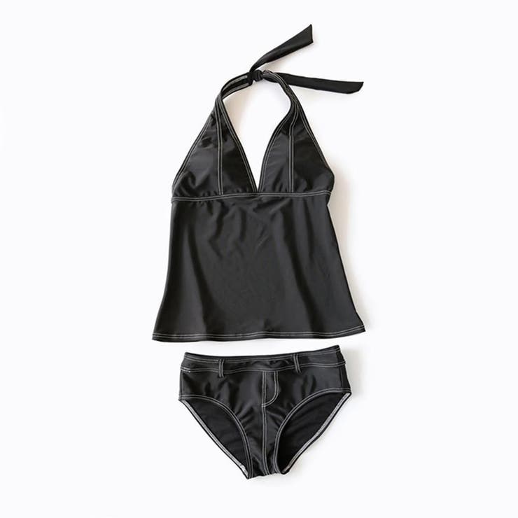 カジュアルに夏を楽しむデニム風体形カバータンキニ2点セット(水着・タンキニ) | GRAXIA | 詳細画像30 