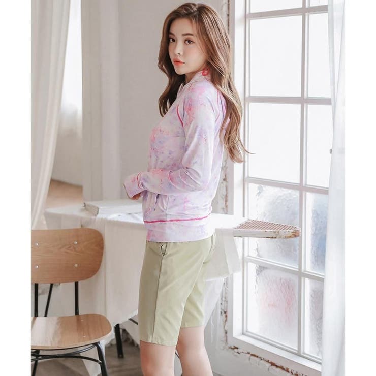 淡い垂らしこみカラーが涼し気に優しい体形カバービキニ4点セット(水着 体型カバー… | GRAXIA | 詳細画像26 