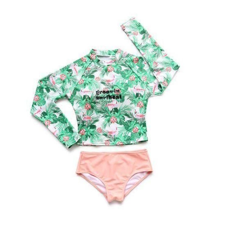 フラミンゴボタニカルクロップド丈ラッシュガードセットアップ(水着 ラッシュガード… | GRAXIA | 詳細画像26 