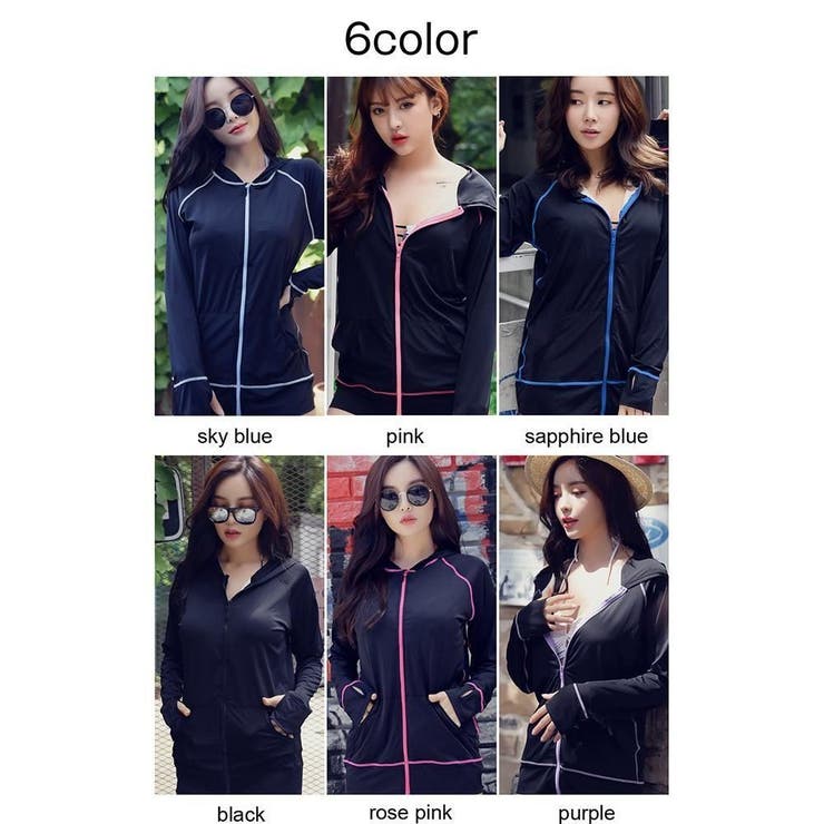 カップ付きだからこれ一枚冷感ラッシュガード(水着・ラッシュガード) | GRAXIA | 詳細画像3 