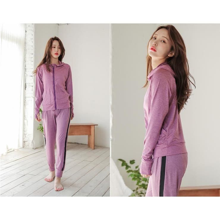 サイドラインロングパンツラッシュガードセットアップ2点セット(水着 ラッシュガー… | GRAXIA | 詳細画像22 