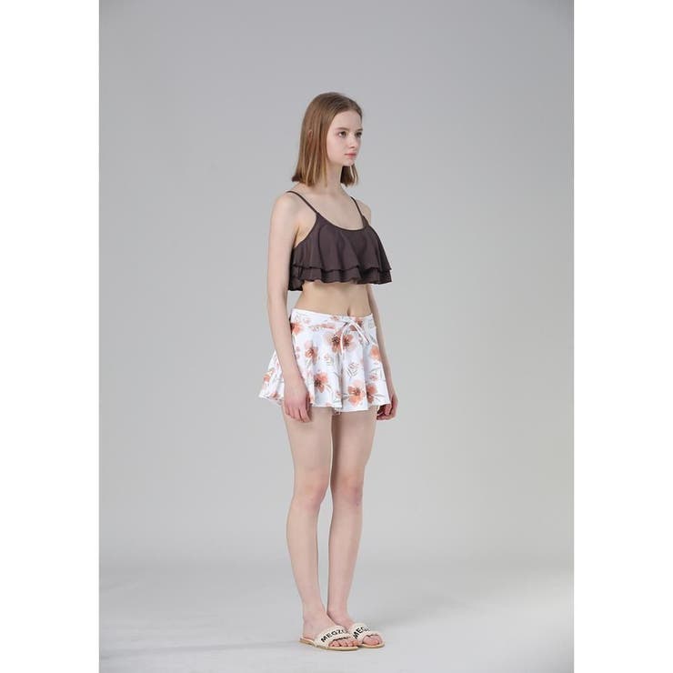 Wフリルが気になる胸元をカバーしてくれるスカパン付きビキニ3点セット(水着 ビキ… | GRAXIA | 詳細画像8 