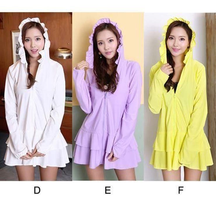 Wフリルフェミニンラッシュガード(水着・ラッシュガード) | GRAXIA | 詳細画像6 